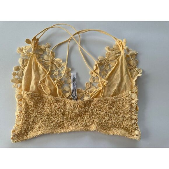 Free People Miss Dazie Bralette Buttery Yellow Size Small - Picture 4 of 7